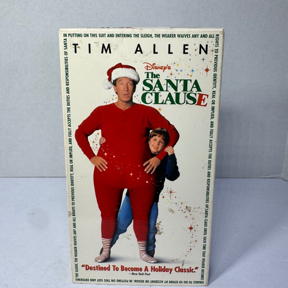 The Santa Clause VHS 1995 Walt Disney Home Video Tim Allen Christmas Movie PG